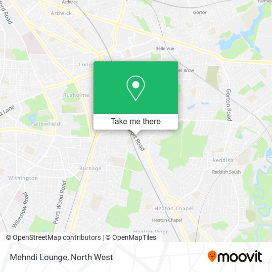 Mehndi Lounge map