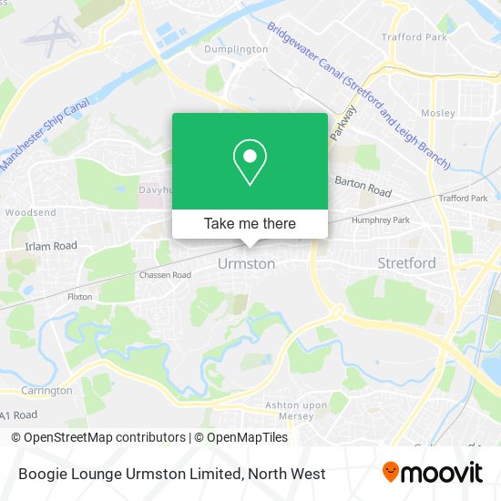 Boogie Lounge Urmston Limited map