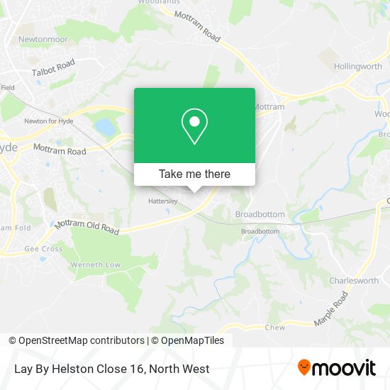 Lay By Helston Close 16 map