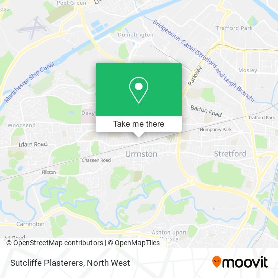 Sutcliffe Plasterers map