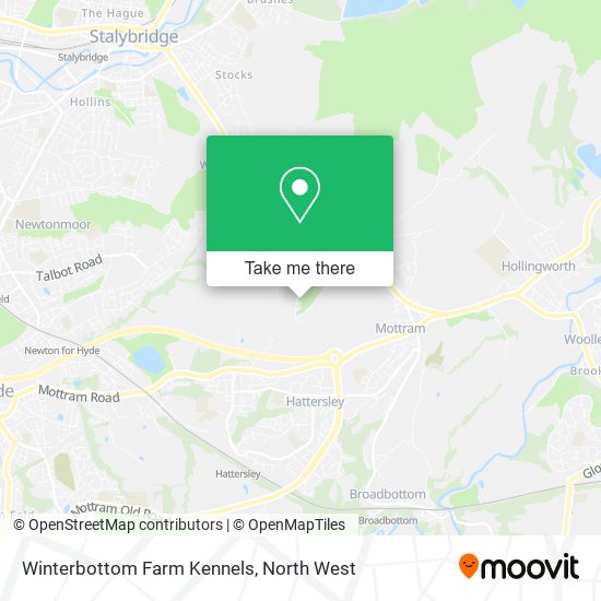 Winterbottom Farm Kennels map