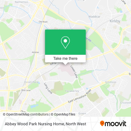 Abbey Wood Park Nursing Home map