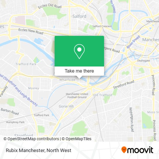 Rubix Manchester map