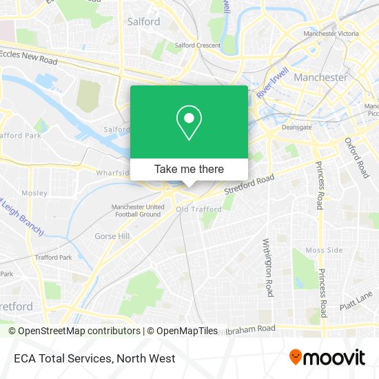 ECA Total Services map