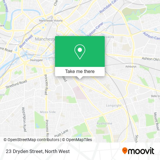 23 Dryden Street map