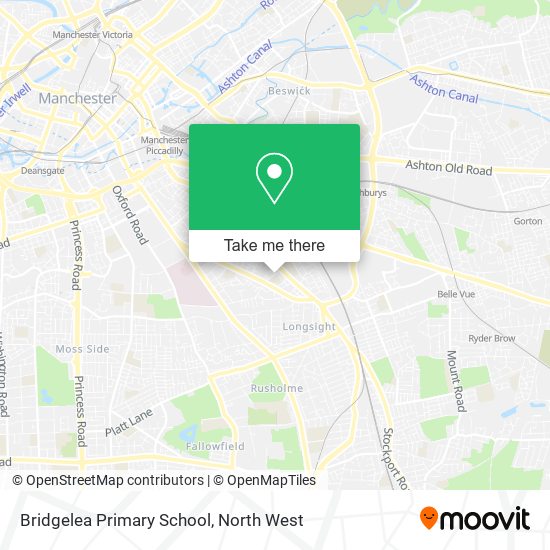 Bridgelea Primary School map