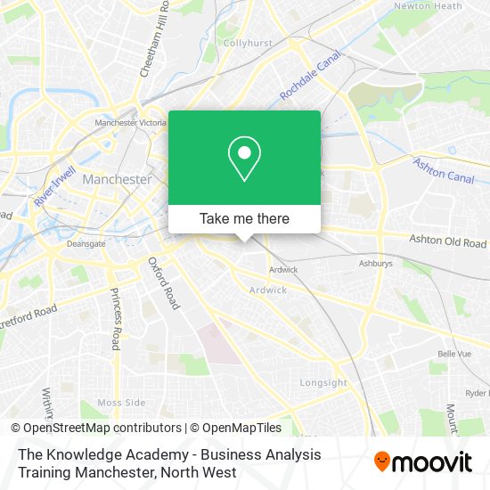 The Knowledge Academy - Business Analysis Training Manchester map