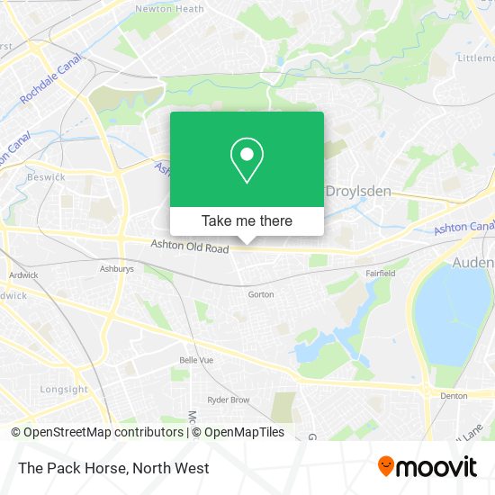 The Pack Horse map