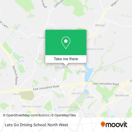 Lets Go Driving School map