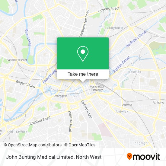 John Bunting Medical Limited map