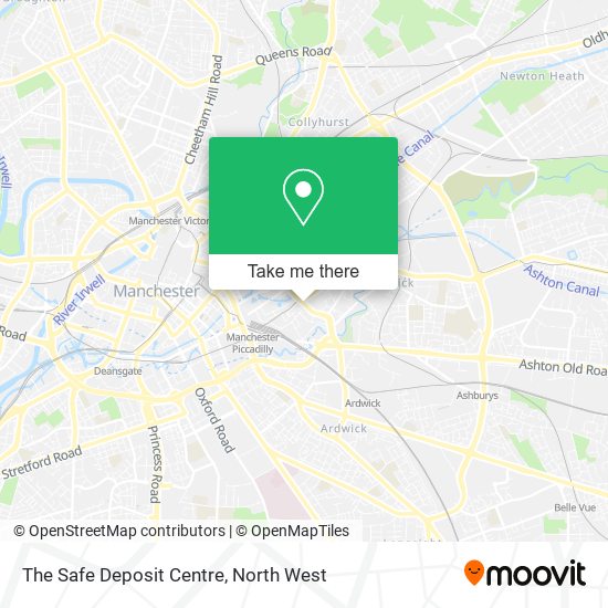 The Safe Deposit Centre map