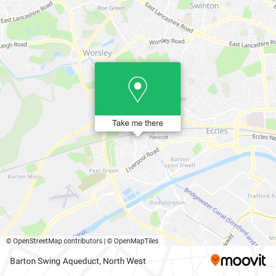 Barton Swing Aqueduct map