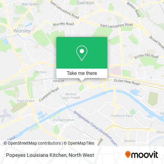 Popeyes Louisiana Kitchen map