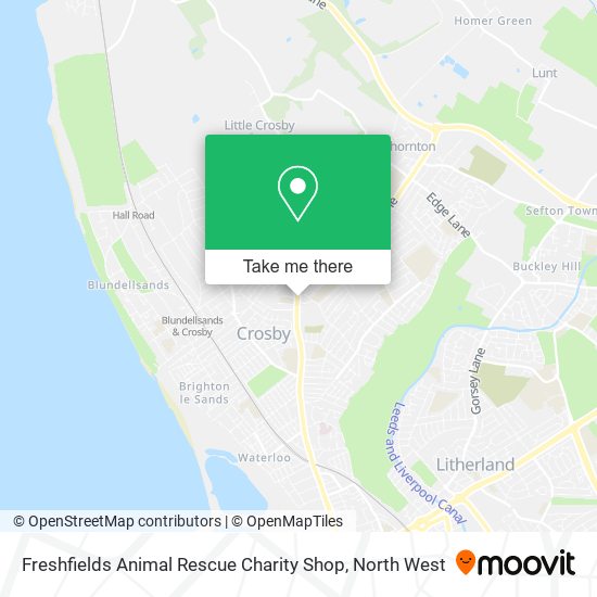 Freshfields Animal Rescue Charity Shop map