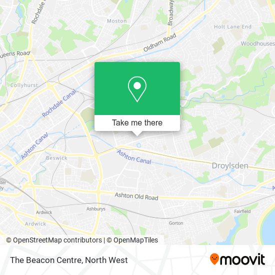 The Beacon Centre map