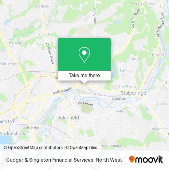 Gudger & Singleton Financial Services map
