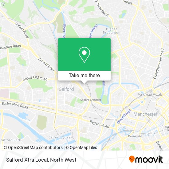 Salford Xtra Local map