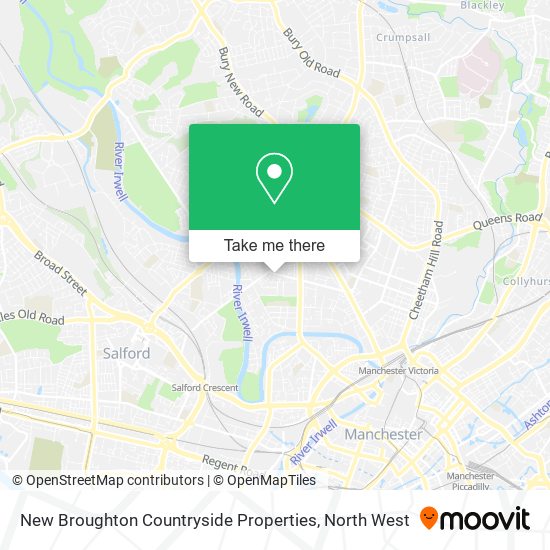 New Broughton Countryside Properties map