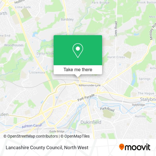 Lancashire County Council map