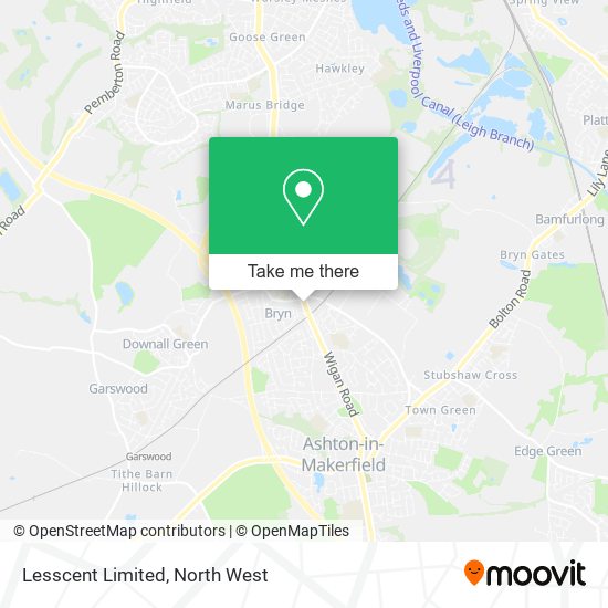 Lesscent Limited map
