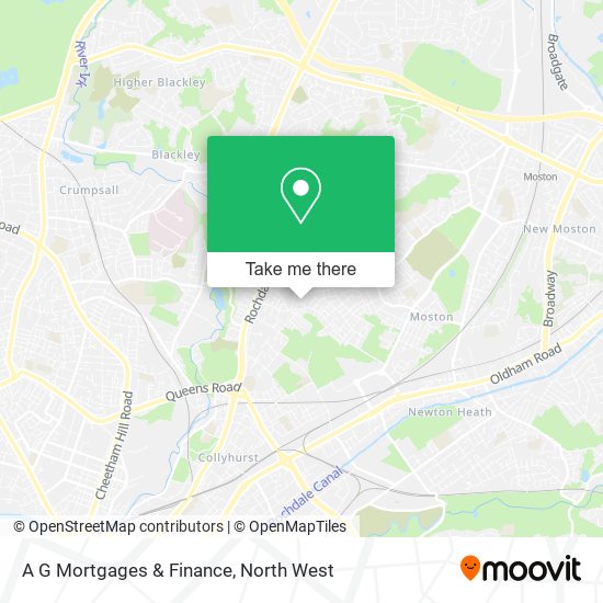 A G Mortgages & Finance map