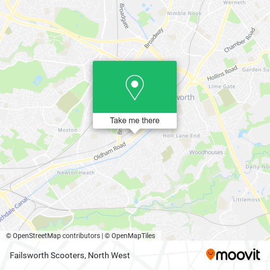 Failsworth Scooters map