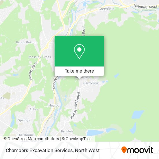 Chambers Excavation Services map