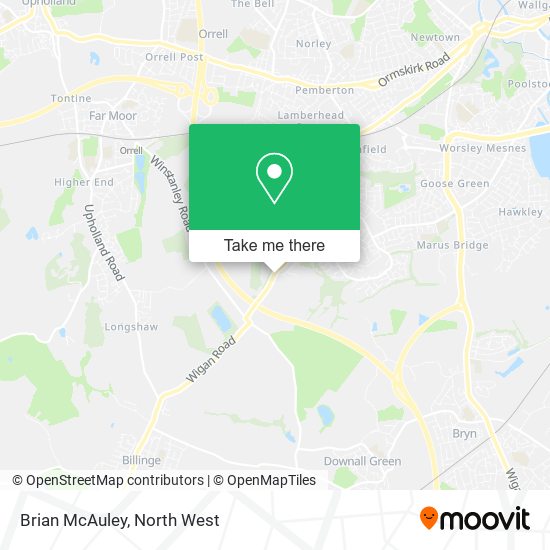 Brian McAuley map