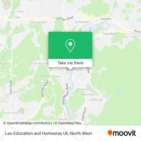 Leo Education and Homestay Uk map