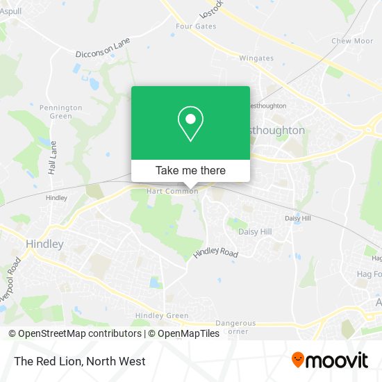 The Red Lion map