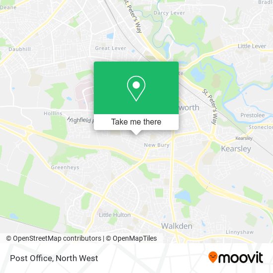 Post Office map