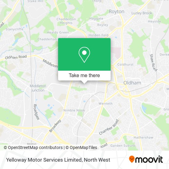 Yelloway Motor Services Limited map