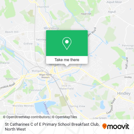 St Catharines C of E Primary School Breakfast Club map