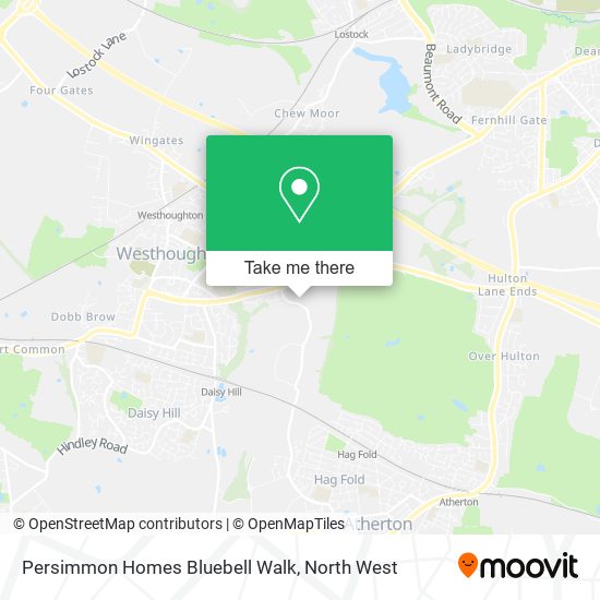 Persimmon Homes Bluebell Walk map