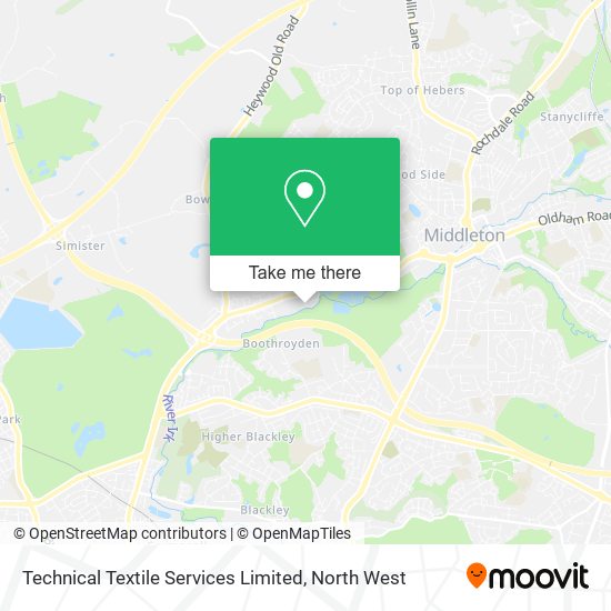 Technical Textile Services Limited map