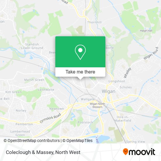 Coleclough & Massey map