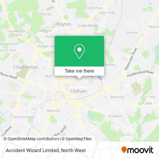 Accident Wizard Limited map