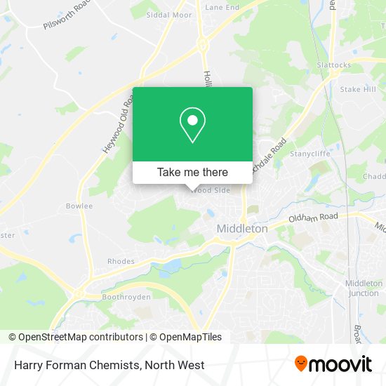 Harry Forman Chemists map