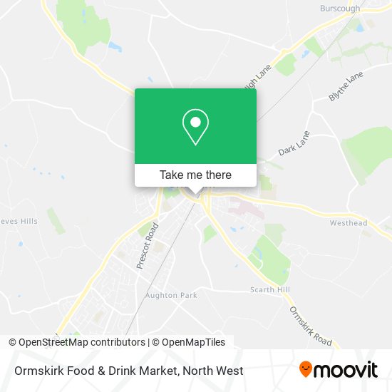 Ormskirk Food & Drink Market map