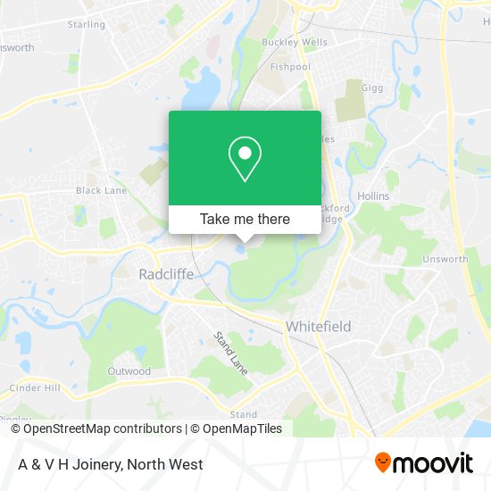 A & V H Joinery map