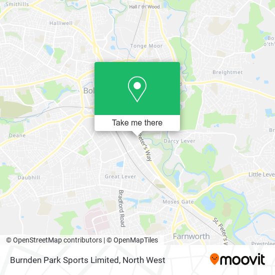 Burnden Park Sports Limited map