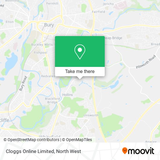 Cloggs Online Limited map