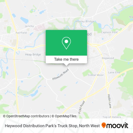 Heywood Distribution Park's Truck Stop map