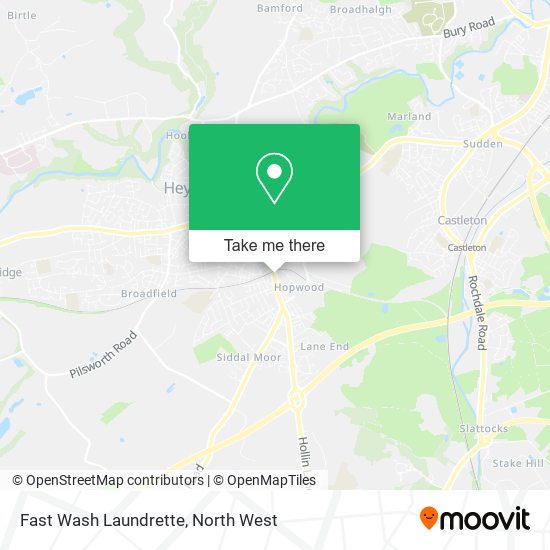 Fast Wash Laundrette map