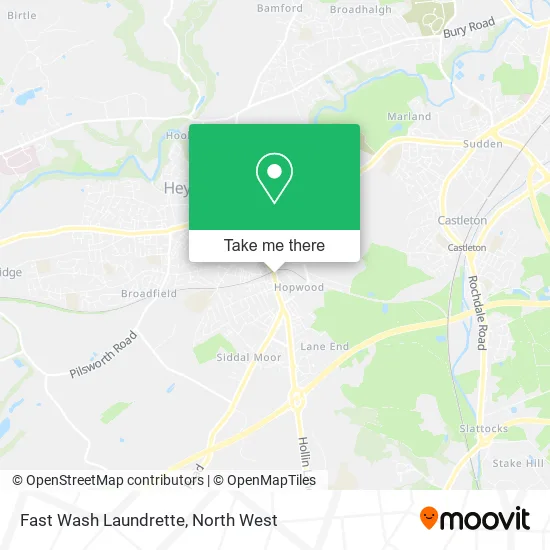 Fast Wash Laundrette map