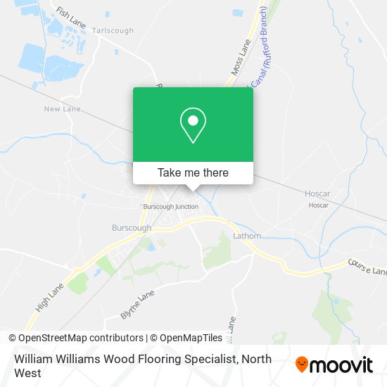 William Williams Wood Flooring Specialist map