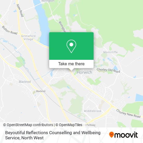 Beyoutiful Reflections Counselling and Wellbeing Service map