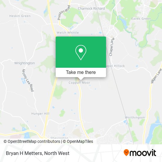 Bryan H Metters map