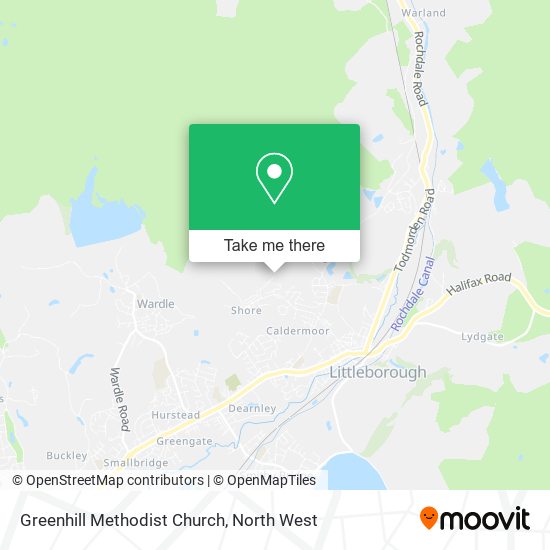 Greenhill Methodist Church map