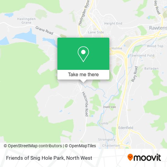 Friends of Snig Hole Park map